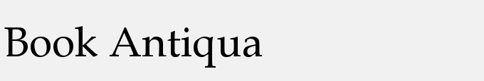 Book Antiqua