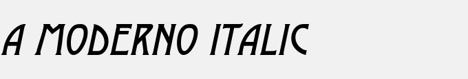 A_Moderno Italic