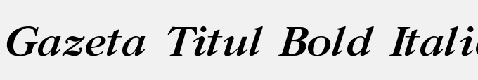Gazeta Titul Bold Italic:001.001