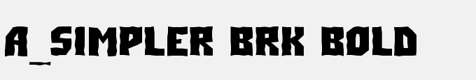 A_Simpler Brk Bold
