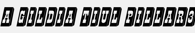 A_Gildia Tiul Pillar3D Italic