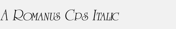 A_Romanus Cps Italic
