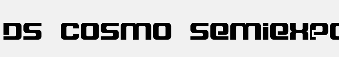 DS_Cosmo Semi-expanded Semi Bold