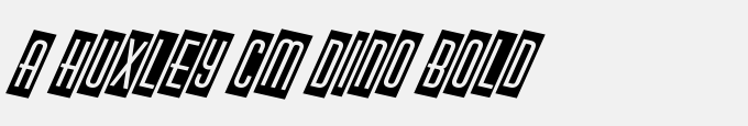 A_Huxley Cm Dino Bold