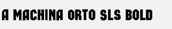 A_Machina Orto Sls Bold