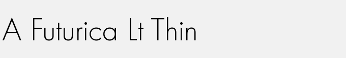 A_Futurica Lt Thin