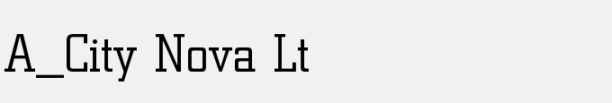 A_City Nova Lt