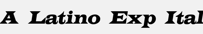 A_Latino Exp Italic