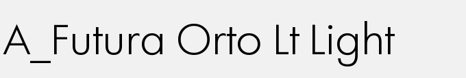 A_Futura Orto Lt Light