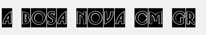 A_Bosa Nova Cm Gr