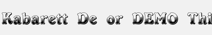 Kabarett Decor DEMO Thin