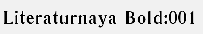 Literaturnaya Bold:001.001
