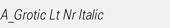 A_Grotic Lt Nr Italic