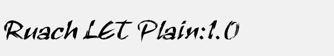 Ruach LET Plain:1.0