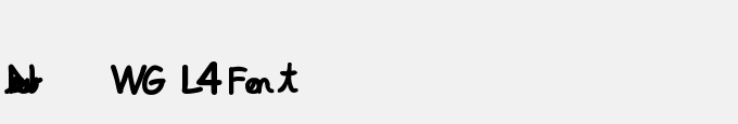 New WGL4Font