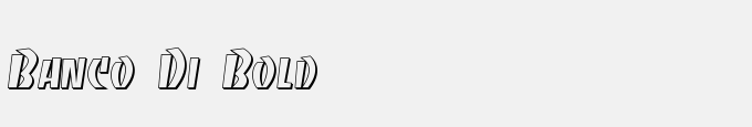Banco Di Bold