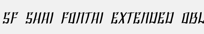 SF Shai Fontai Extended Oblique