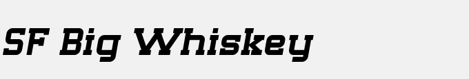 SF Big Whiskey