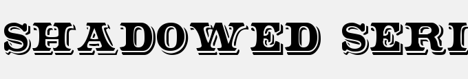 Shadowed Serif