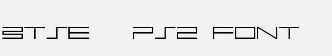 BTSE + PS2 FONT