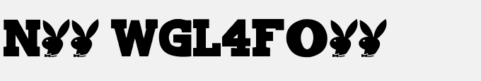 New WGL4Font
