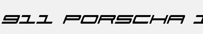911 Porscha Italic