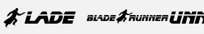 Blade Runner Movie Font
