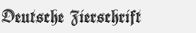 Deutsche Zierschrift