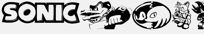 Sonic Mega Font