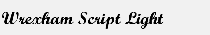 Wrexham Script Light