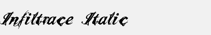 Infiltrace Italic