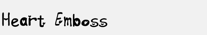 Heart Emboss
