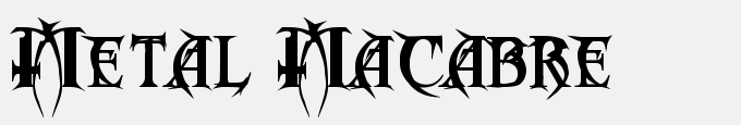 Metal Macabre