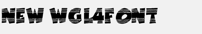 New WGL4Font