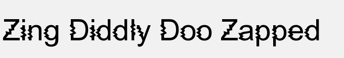 Zing Diddly Doo Zapped