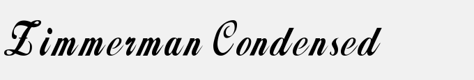 Zimmerman Condensed