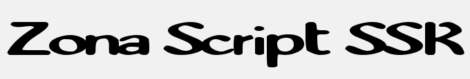 Zona Script SSK Bold