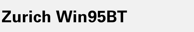 Zurich Bold Win95BT