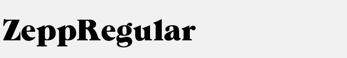 Zepp-Regular