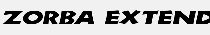Zorba Extended Italic