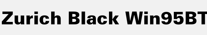 Zurich Black Win95BT