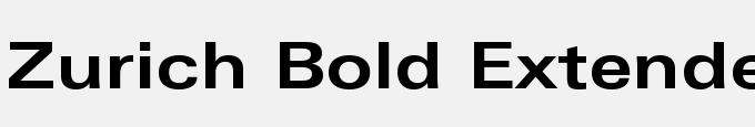 Zurich Bold Extended BT