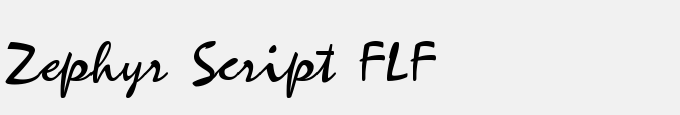 Zephyr Script FLF