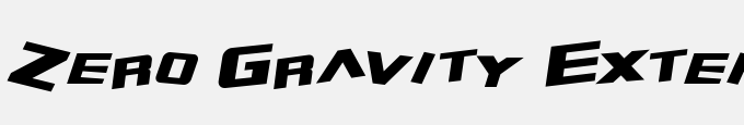 Zero Gravity Extended Italic