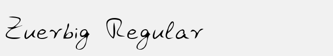 Zuerbig Regular