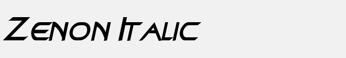 Zenon Italic