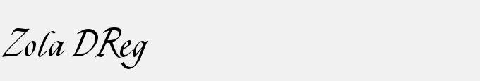 Zola DReg