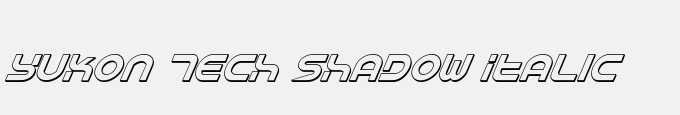 Yukon Tech Shadow Italic