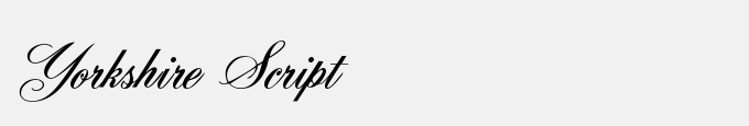 Yorkshire Script