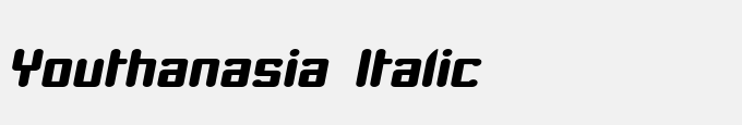 Youthanasia Italic